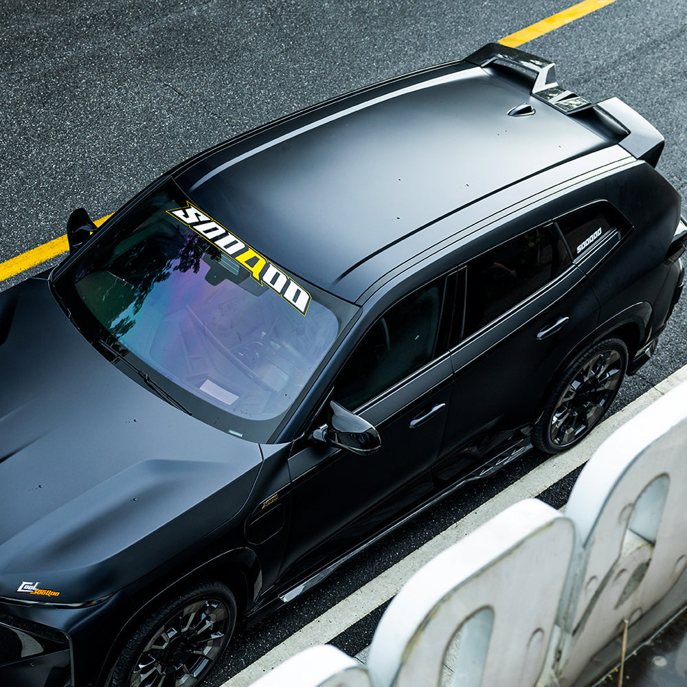 SOOQOO Prepreg Carbon Fiber Rear Roof Spoiler Compatible With BMW XM (G09)