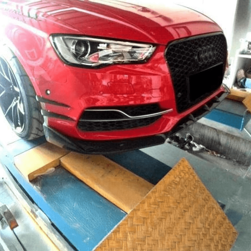 Audi A3/S3 (8V) AP Style Carbon Fiber Front Canards - Twenty Two Tuning Front Canards/Bumper Inserts