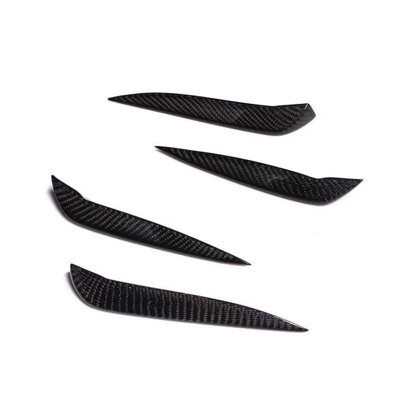 Audi A3/S3 (8V) AP Style Carbon Fiber Front Canards - Twenty Two Tuning Front Canards/Bumper Inserts