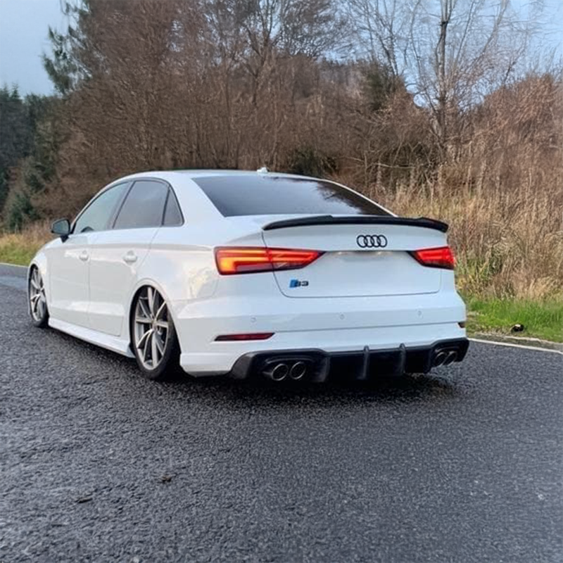 Audi A3/S3 (8V) Saloon Facelift KBV1 Carbon Fiber Rear Diffuser