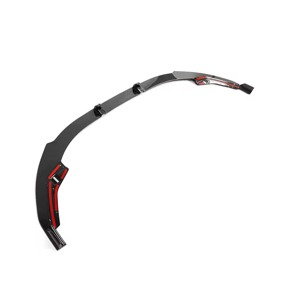 Audi A3/S3 (8Y) Saloon R Style Carbon Fibre Front Lip Spoiler - Twenty Two Tuning Front Lip