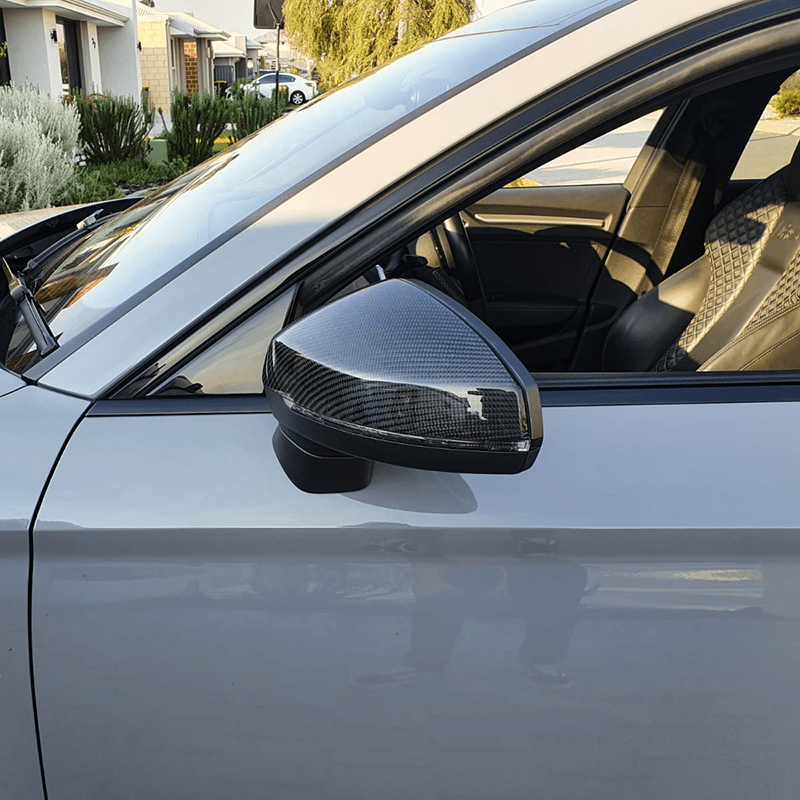 Audi A3/S3/RS3 (8V) Replacement Carbon Fibre Mirror Covers - Twenty Two Tuning Mirror Covers