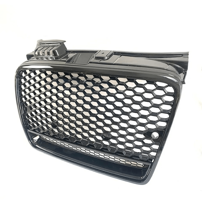 Audi A4/S4 (B7) Honeycomb Gloss Black Front Grille - Twenty Two Tuning Front Grille