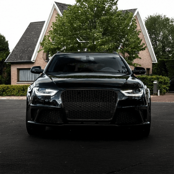 V2 ハニカム グロスブラック フロントグリル（Audi A4/S4（B8.5）対応）