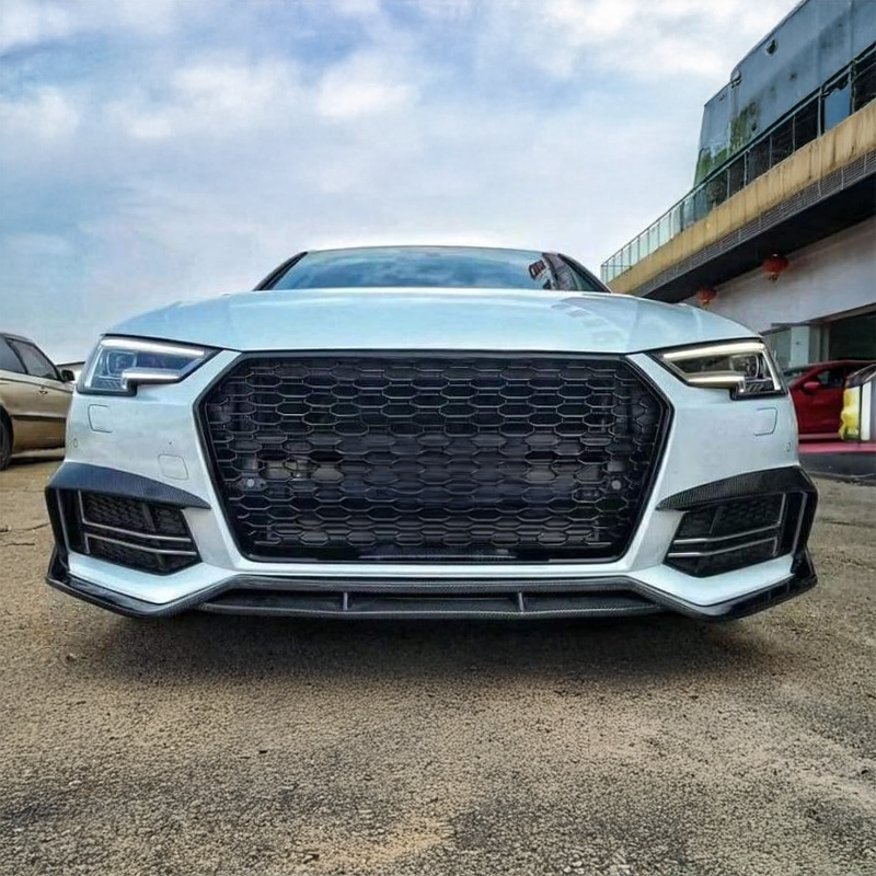 Kスタイル カーボンファイバー フロントエアベントトリム（アウディ A4