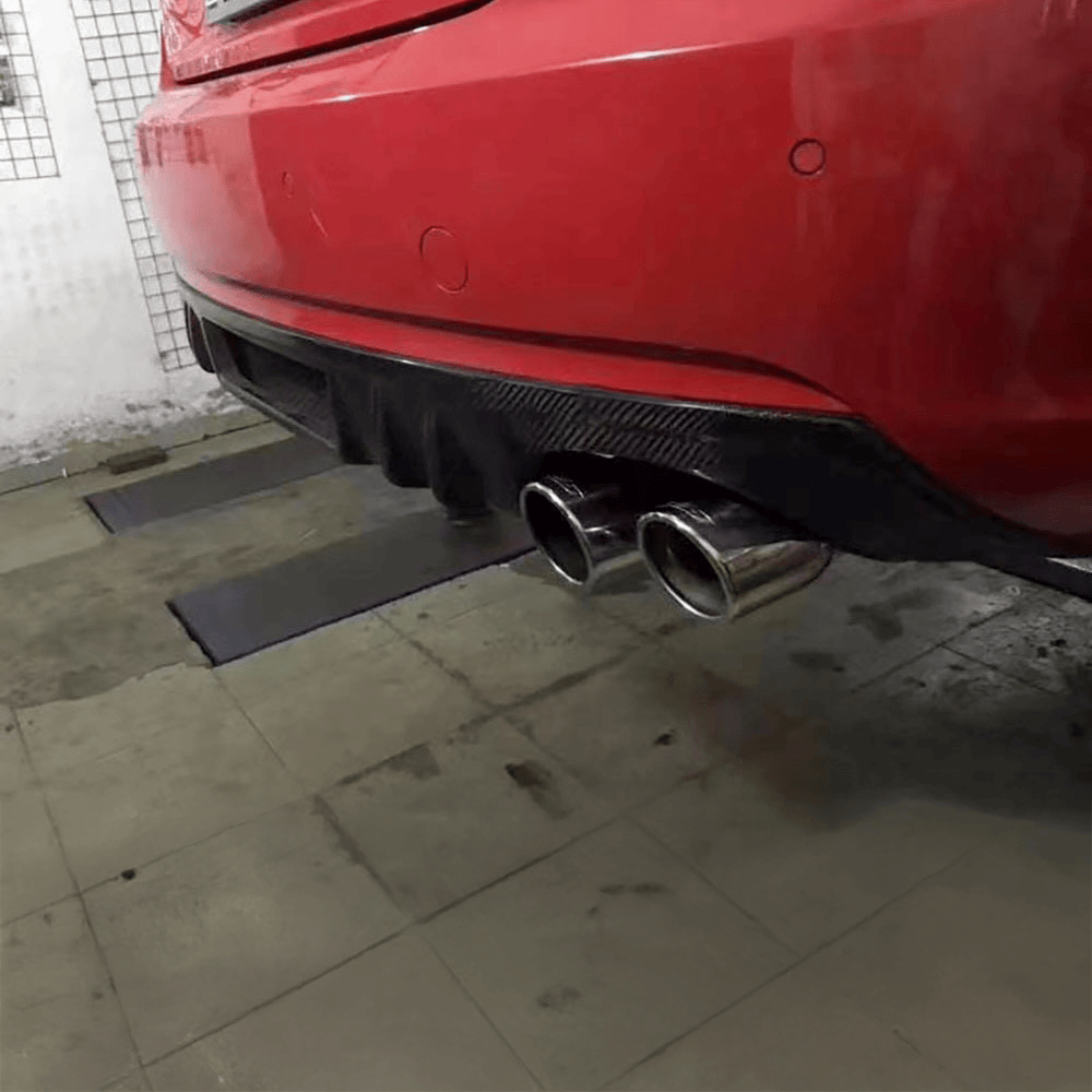 Audi A5 (B8.5) V Style Carbon Fibre Rear Diffuser - Twenty Two Tuning Rear Diffuser