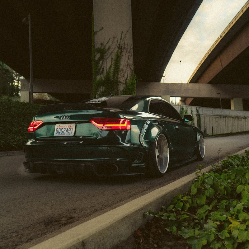 Audi A5 (B8/B8.5) RENNTECH Style Carbon Fibre Rear Spoiler - Twenty Two Tuning Trunk & Rear