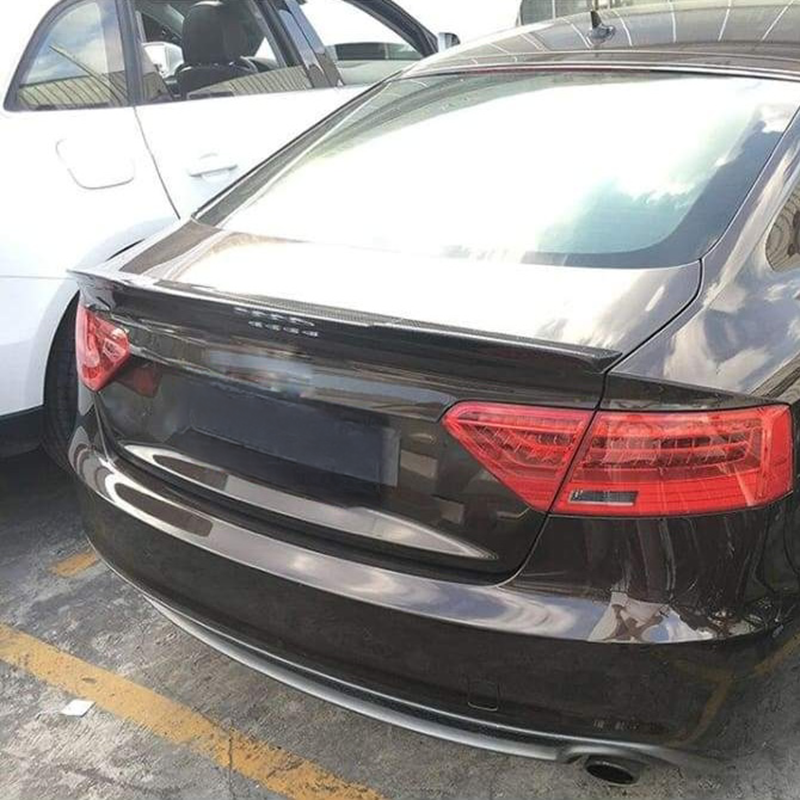 Ankanpyrstöinen hiilikuituinen takaspoileri Audi A5/S5 (B8.5) S Line (Sportback) -malleihin