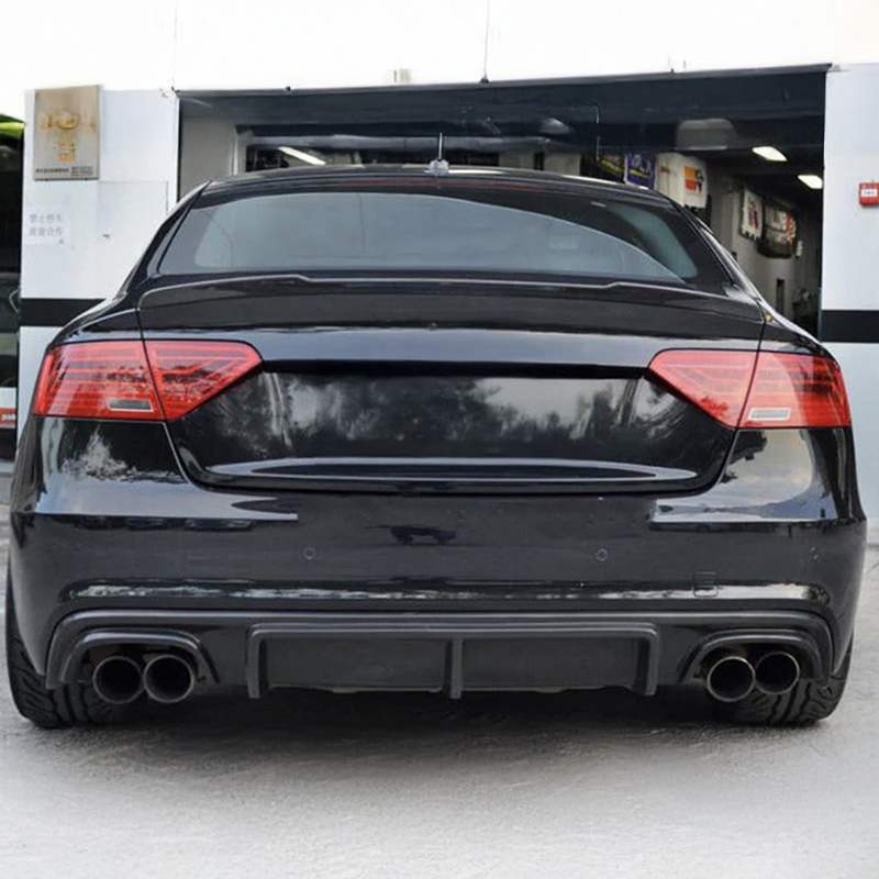 Ducktail-bagspoiler i kulfiber kompatibel med Audi A5/S5 (B8.5) S Line (Sportback)