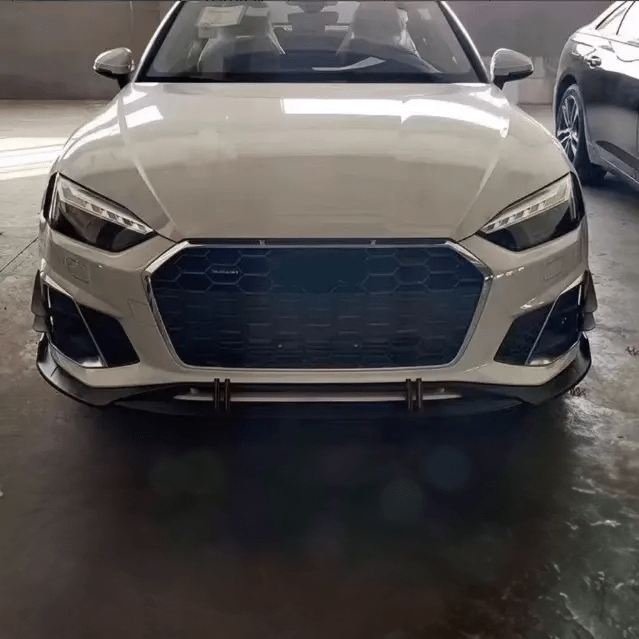 Audi A5/S5 (B9.5) ABT Style Carbon Fibre Front Lip Spoiler - Twenty Two Tuning Front Lip