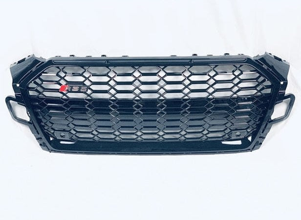 Audi A5/S5 (B9.5) RS5 Style Gloss Black Honeycomb Front Grille - Twenty Two Tuning Front Grille