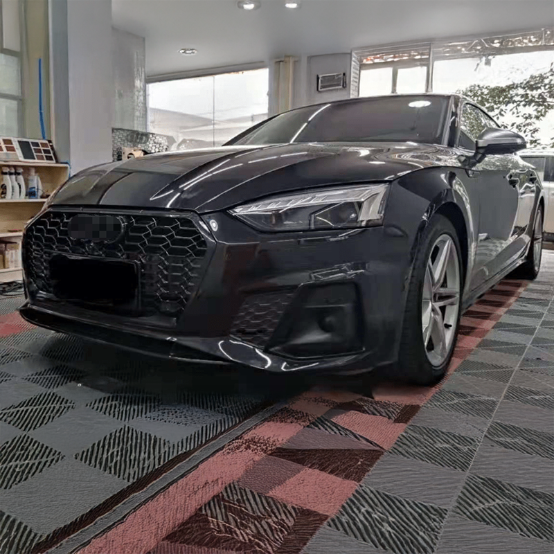 Audi A5/S5 (B9.5) RS5 Style Gloss Black Honeycomb Front Grille - Twenty Two Tuning Front Grille