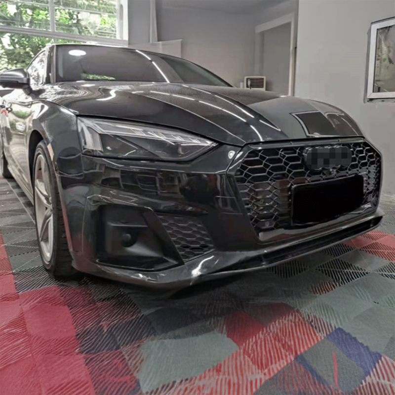Audi A5/S5 (B9.5) RS5 Style Gloss Black Honeycomb Front Grille - Twenty Two Tuning Front Grille
