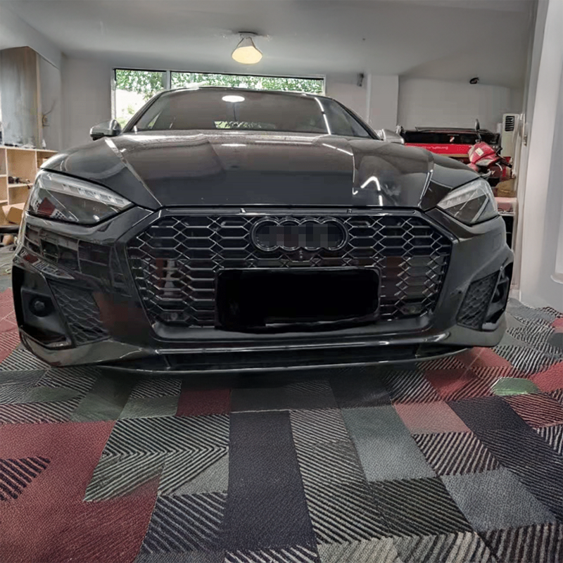 Audi A5/S5 (B9.5) RS5 Style Gloss Black Honeycomb Front Grille - Twenty Two Tuning Front Grille