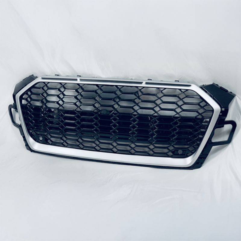 Audi A5/S5 (B9.5) RS5 Style Silver/Black Honeycomb Front Grille - Twenty Two Tuning Front Grille