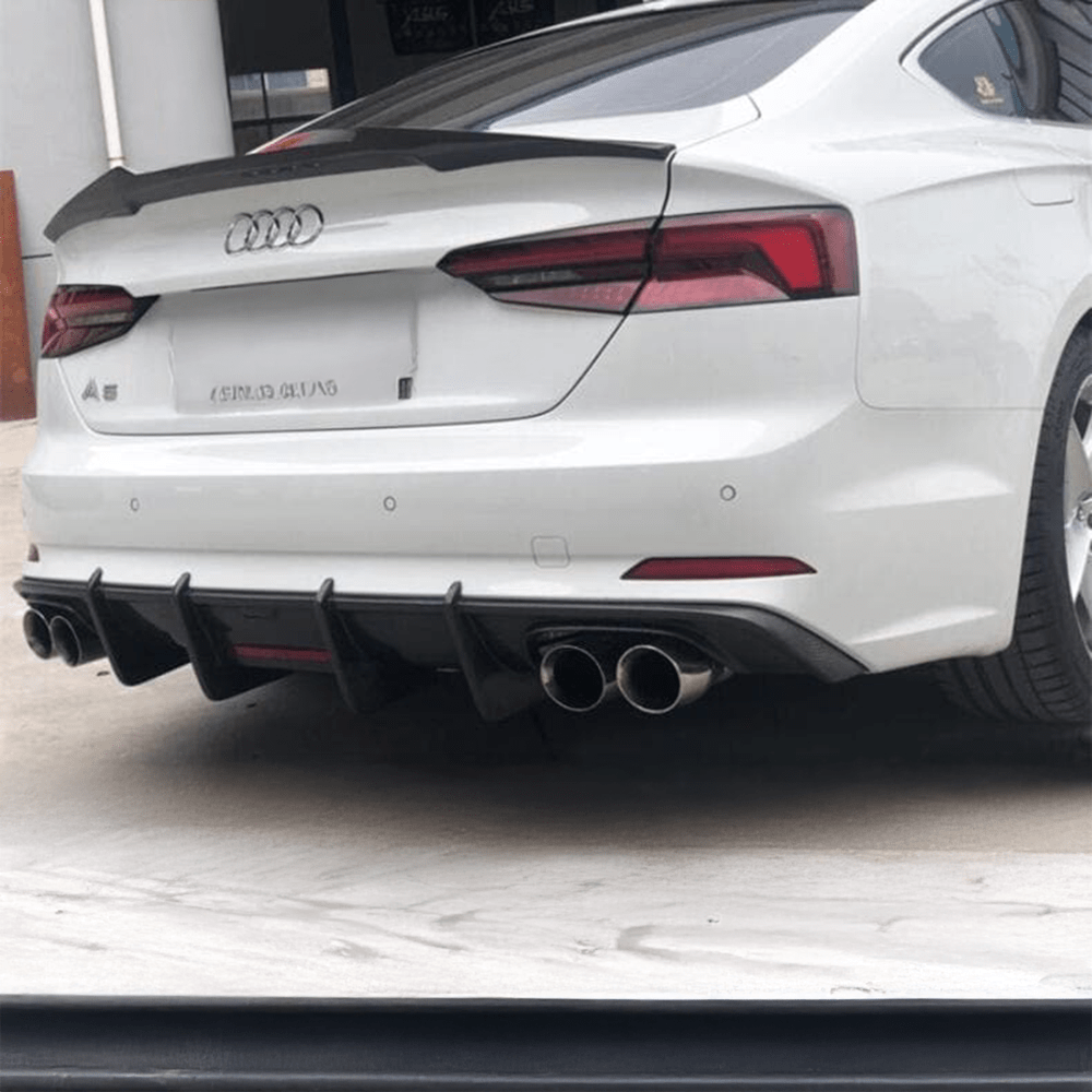 Audi A5/S5 (B9) M4 Style Carbon Fibre Rear Spoiler - Twenty Two Tuning Rear Spoiler