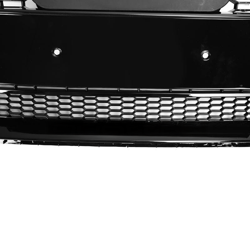 Calandre avant Audi A5/S5 (B9) V2RS en nid d'abeille noir brillant