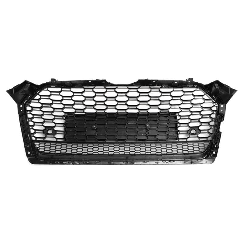 Calandre avant Audi A5/S5 (B9) V2RS en nid d'abeille noir brillant