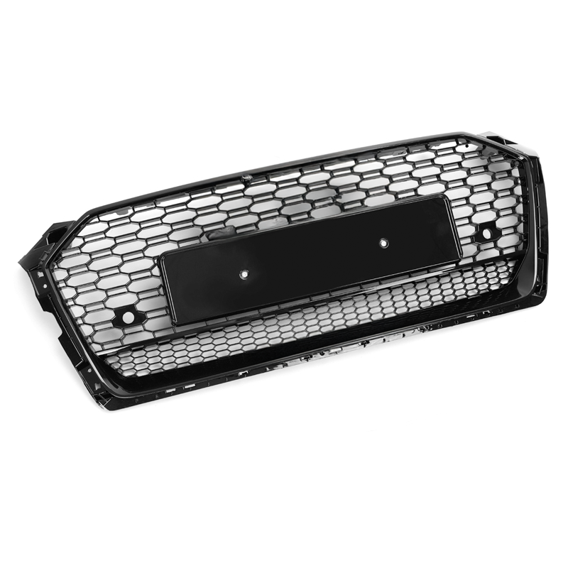 V2 Honeycomb Gloss Black Front Grille Compatible With Audi A5/S5 (B9)