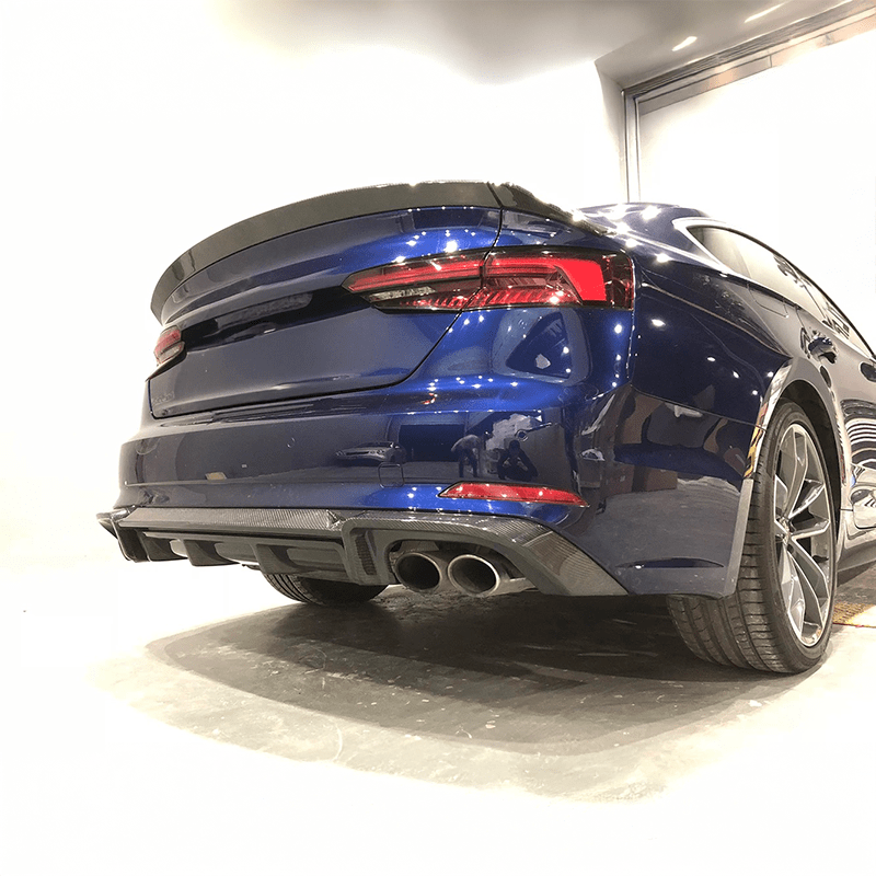 Audi A5/S5 (B9) X Design Carbon Fibre Rear Diffuser - Twenty Two Tuning Rear Diffuser
