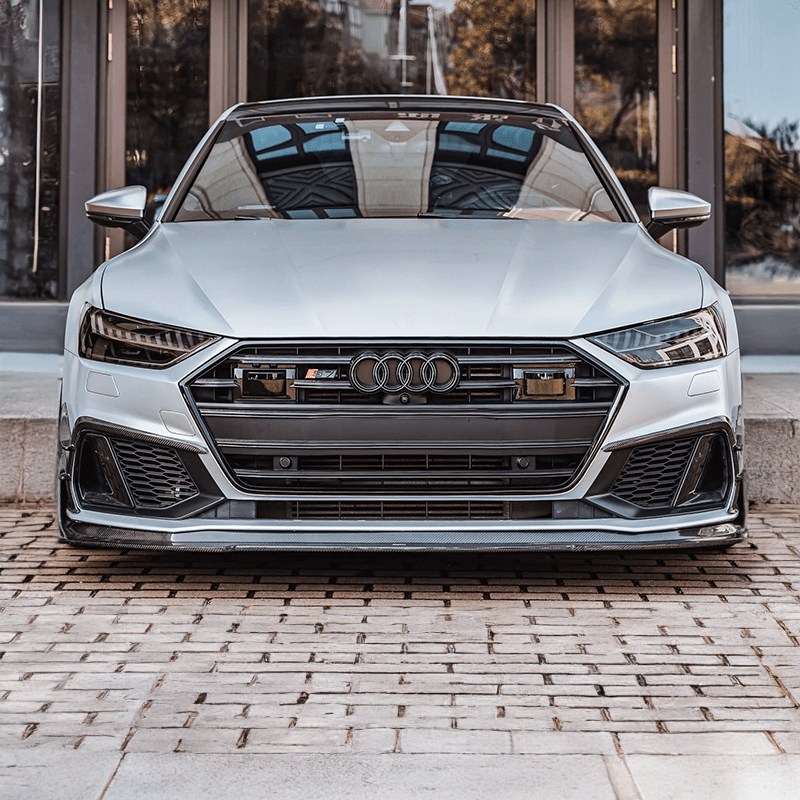 Audi A7/S7 (C8) BCTXE Style Carbon Fibre Front Lip - Twenty Two Tuning Front Lip