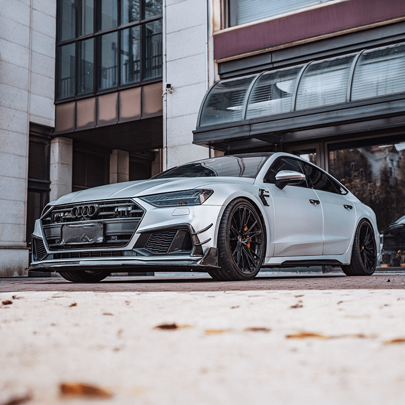 Audi A7/S7 (C8) BCTXE Style Carbon Fibre Front Lip - Twenty Two Tuning Front Lip