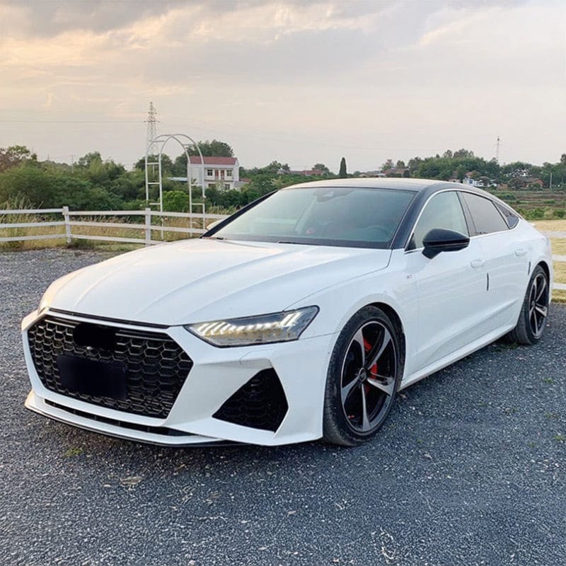 Audi A7/S7 (C8) RS7 Style Gloss Black Honeycomb Front Grille - Twenty Two Tuning Front Grille