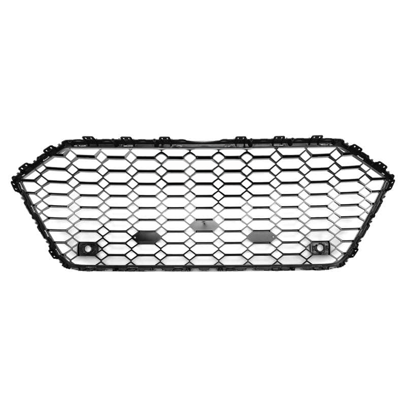 V2 Honeycomb Gloss Black Front Grille Compatible With Audi A7/S7 (C8)