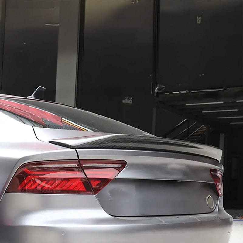 Audi A7/S7/RS7 (C7/C7.5) Karbel Style Carbon Fiber Rear Trunk Spoiler - Twenty Two Tuning Rear Spoiler
