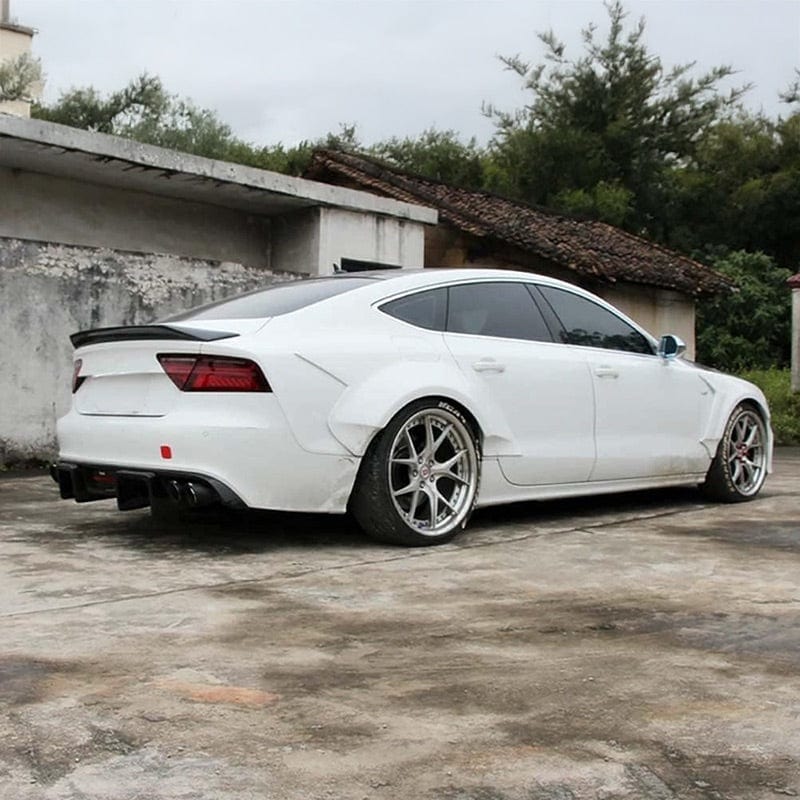 Audi A7/S7/RS7 (C7/C7.5) Karbel Style Carbon Fiber Rear Trunk Spoiler - Twenty Two Tuning Rear Spoiler