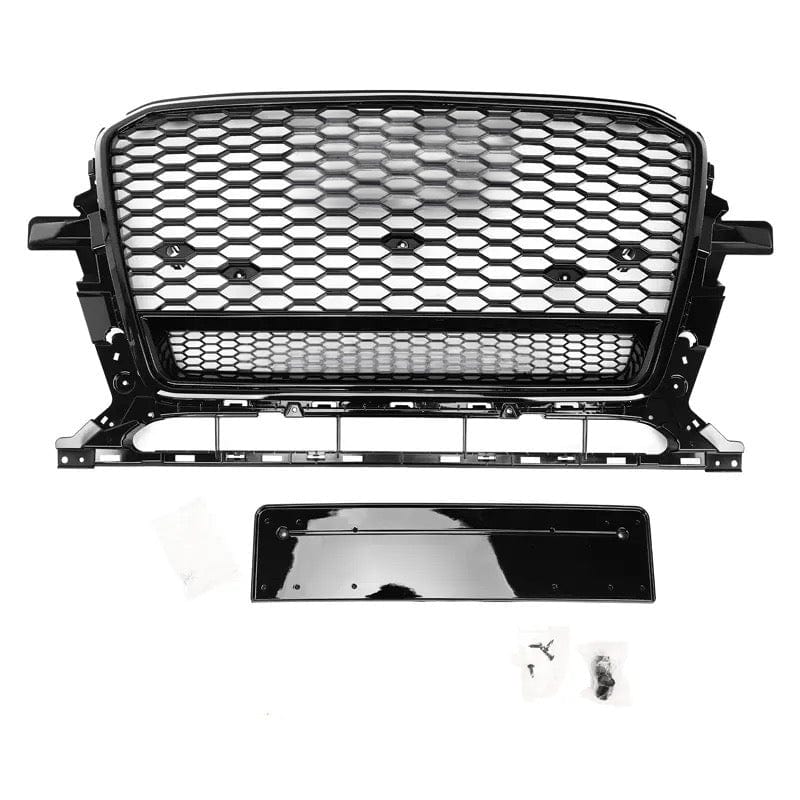 Audi Q5/SQ5 (8R) RS Style Honeycomb Gloss Black Front Grille - Twenty Two Tuning Front Grille
