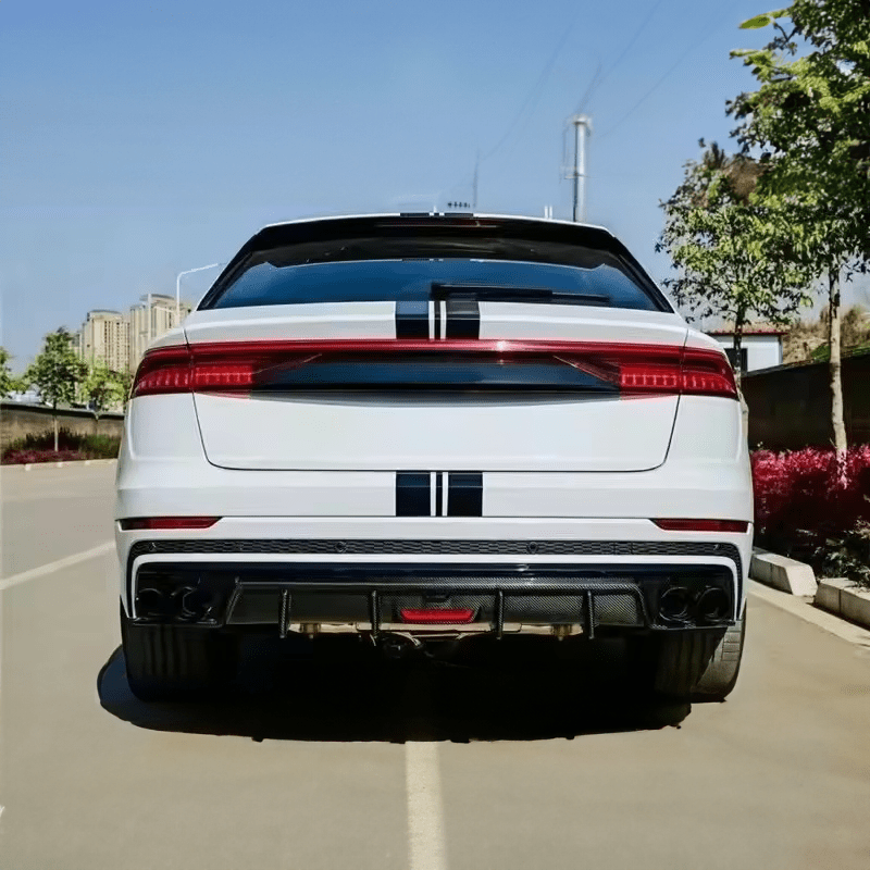 Audi Q8/SQ8 (4M80) Karbel Style Carbon Fibre Rear Diffuser - Twenty Two Tuning Rear Diffuser