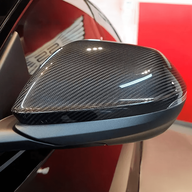 Audi Q8/SQ8/RSQ8 (4M80) OEM+ Style Carbon Fibre Mirror Covers - Twenty Two Tuning Mirror Covers