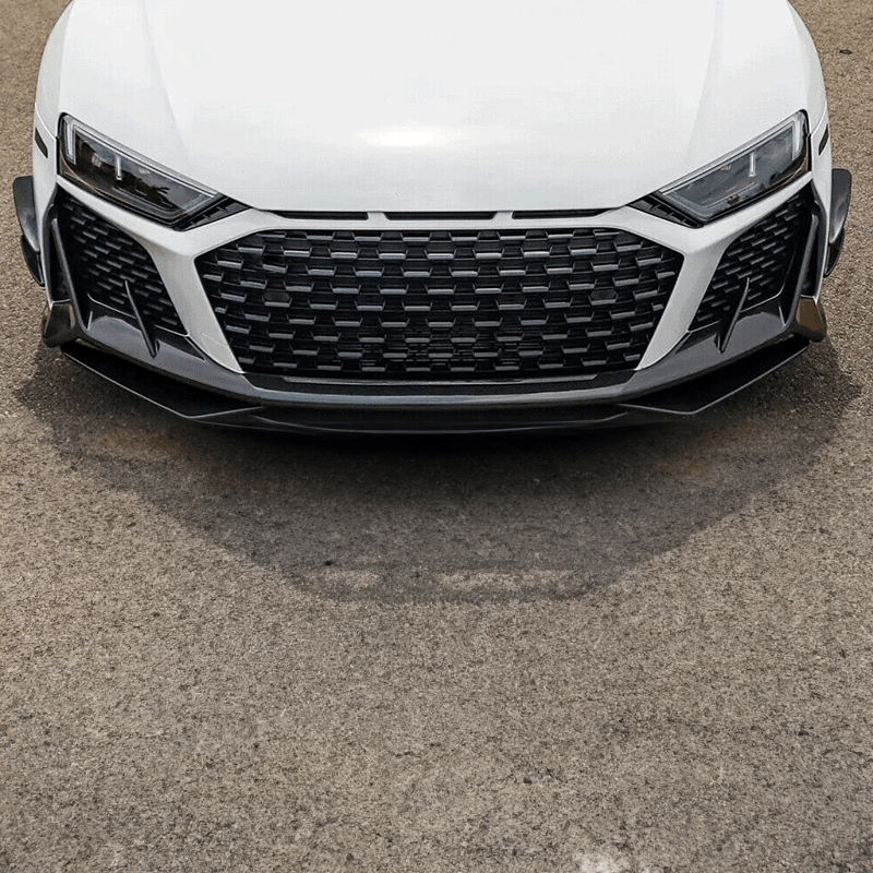 Audi R8 V10 Facelift (4S) Capristo Style Carbon Fibre Front Canards - Twenty Two Tuning Front Canards/Bumper Inserts