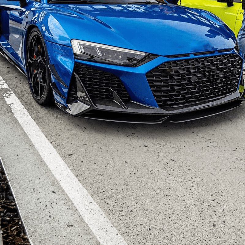 Audi R8 V10 Facelift (4S) Capristo Style Carbon Fibre Front Canards - Twenty Two Tuning Front Canards/Bumper Inserts