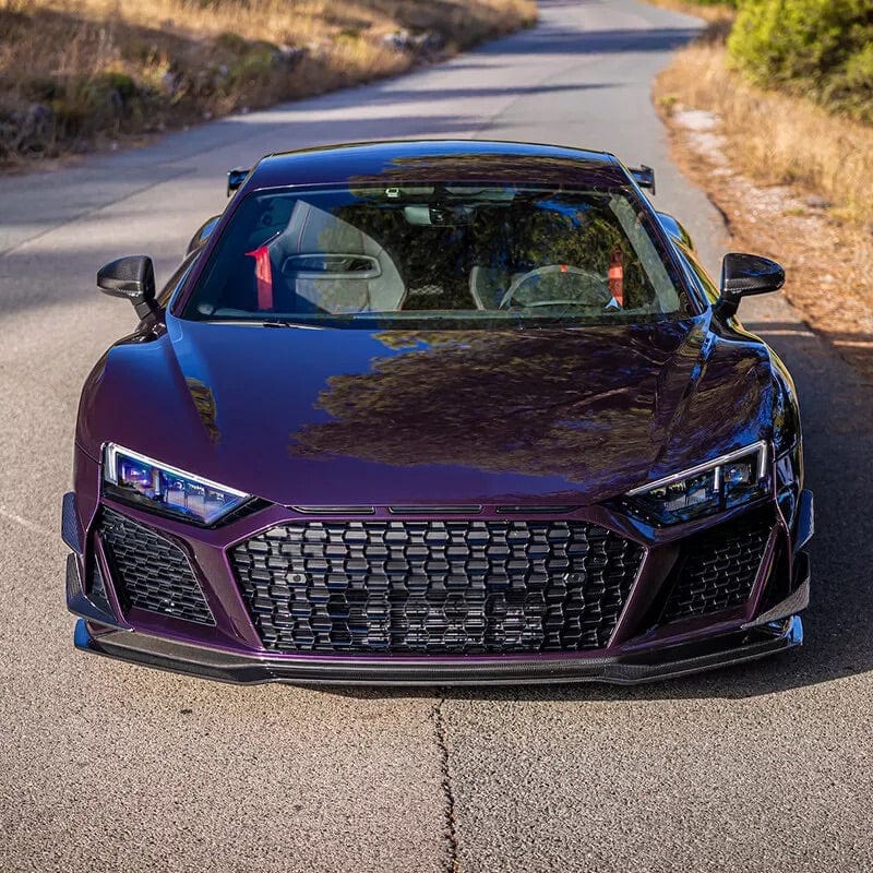 Audi R8 V10 Facelift (4S) OEM+ Style Carbon Fibre Front Canards - Twenty Two Tuning Front Canards/Bumper Inserts