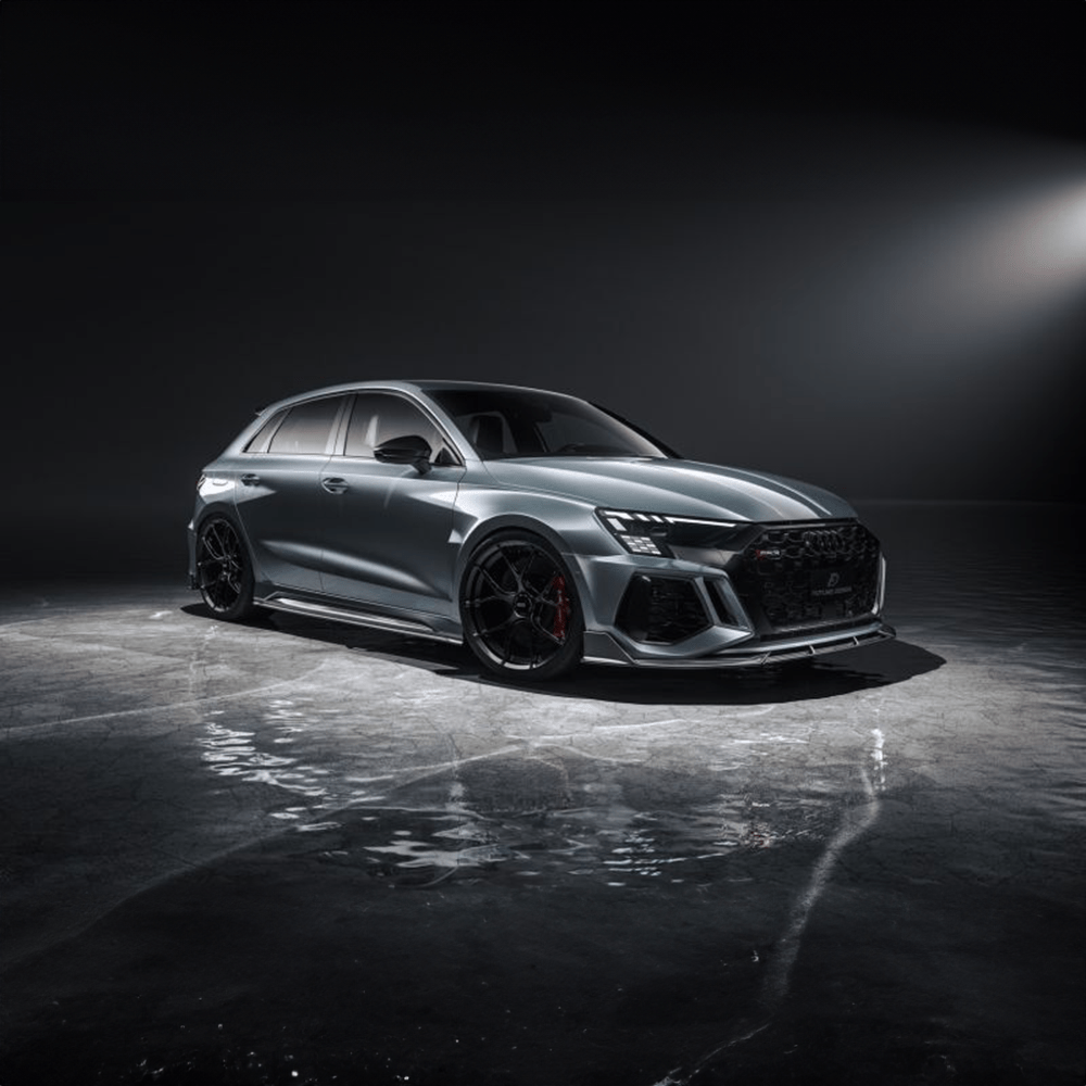 Audi RS3 (8Y) Hatchback Future Design Carbon Fibre Side Skirts - Future Design Side Skirts