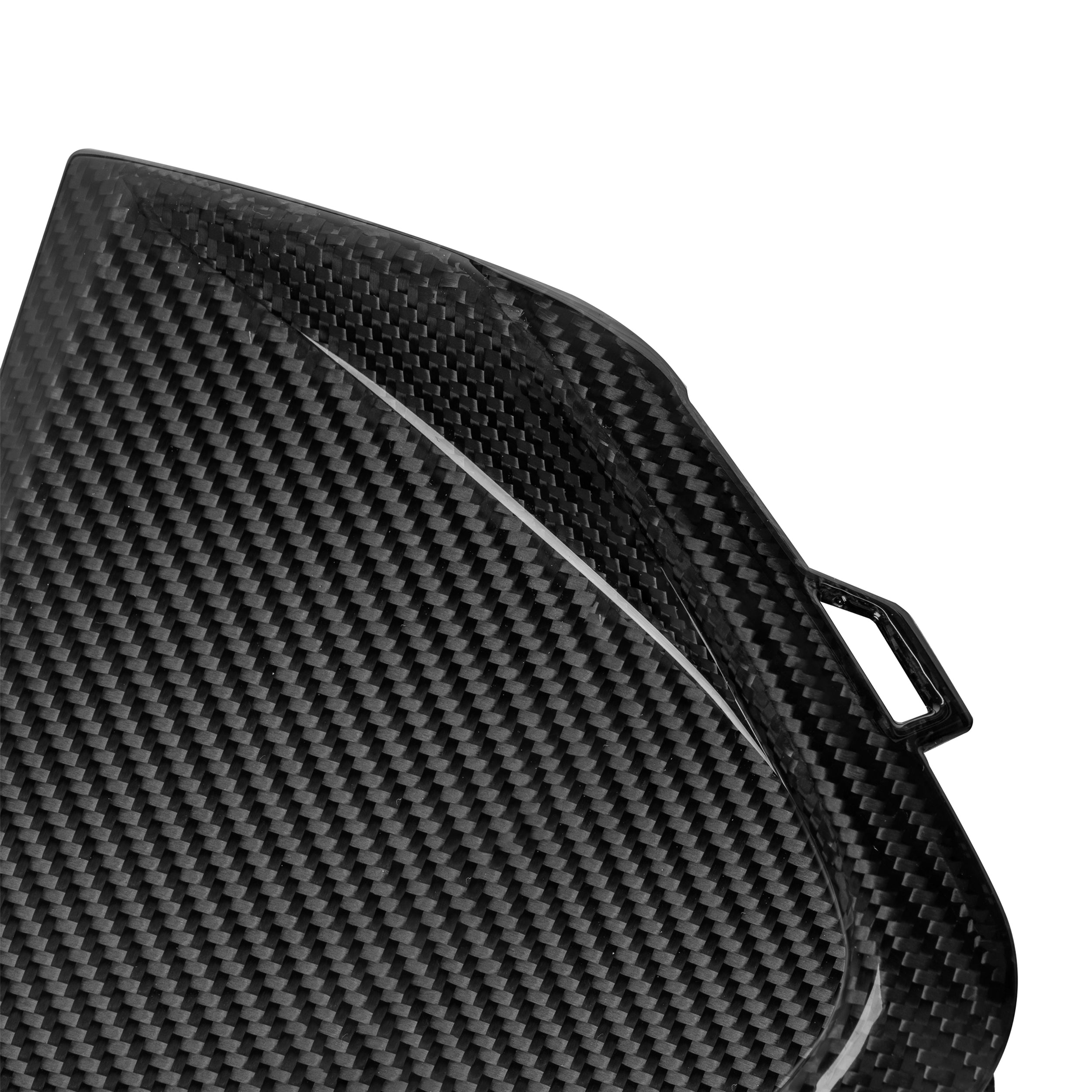 Audi RS3 (8Y) Hatchback/Sedan OE Style Carbon Fibre Front Bumper Vent Trim - Twenty Two Tuning Front Canards/Bumper Inserts