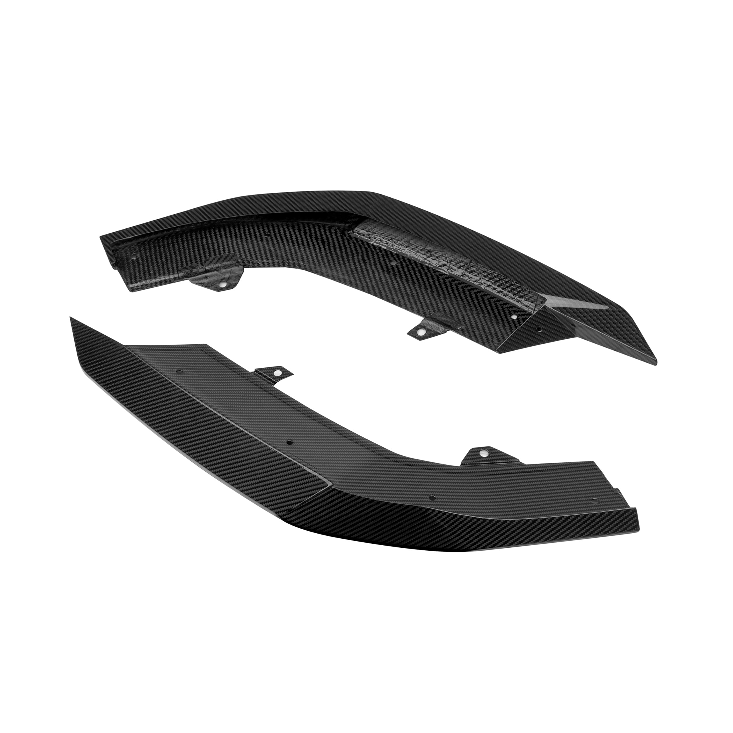 Audi RS3 (8Y) Hatchback/Sedan SOOQOO V2 Carbon Fibre Front Lip Spoiler - SOOQOO Official Front Lip