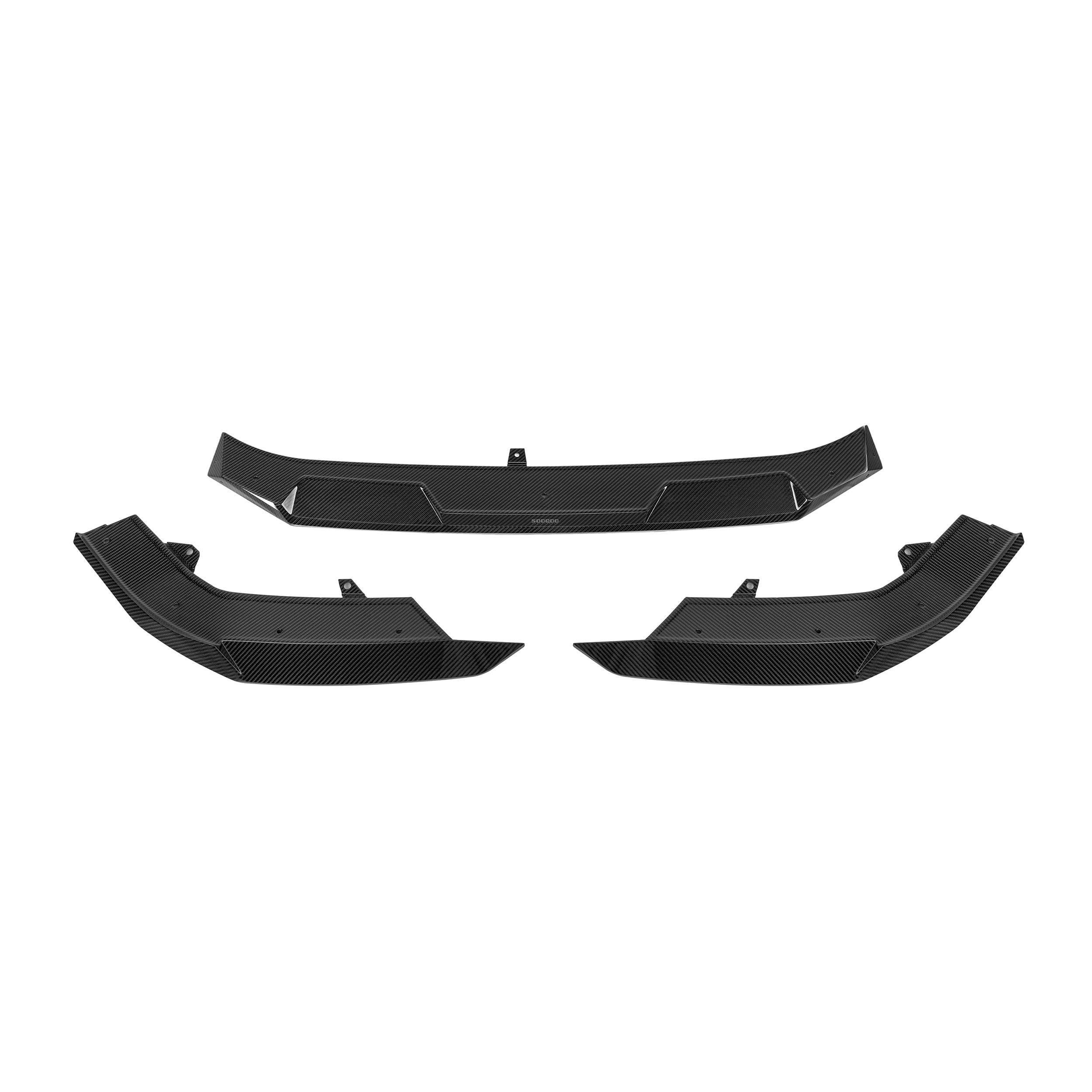 Audi RS3 (8Y) Hatchback/Sedan SOOQOO V2 Carbon Fibre Front Lip Spoiler - SOOQOO Official Front Lip