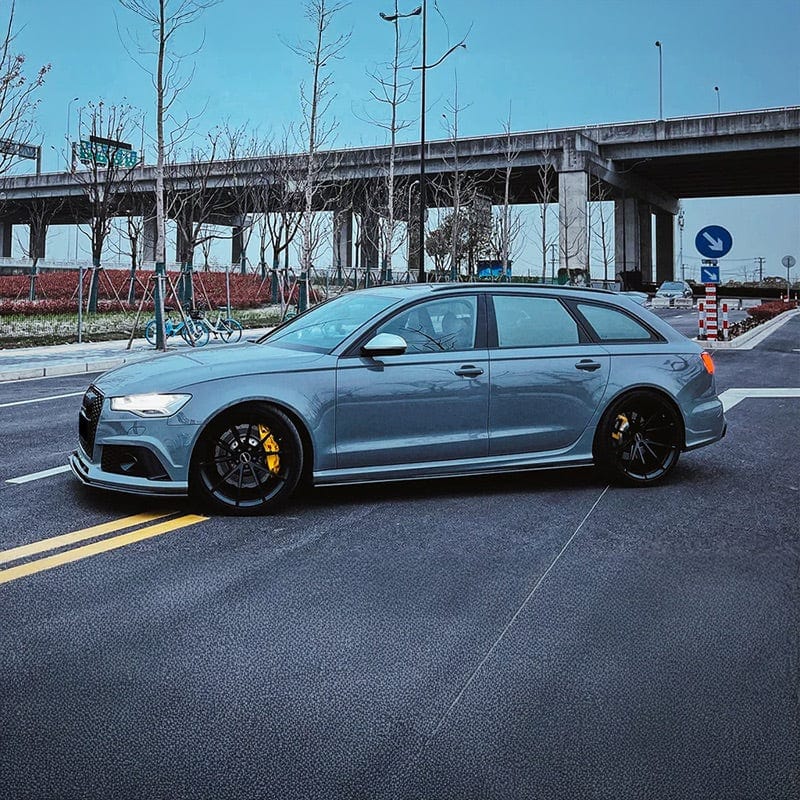Audi RS6 Avant (C7/C7.5) Audi Performance Style Carbon Fibre Side Skirts - Twenty Two Tuning Side Skirts