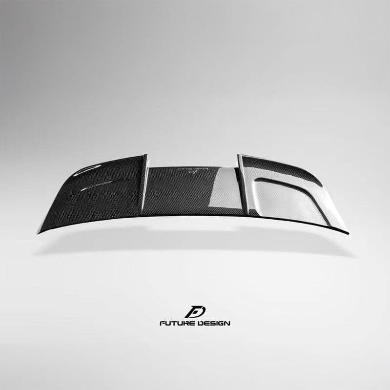 Audi RS6 Avant (C8) Future Design Carbon Fibre Rear Roof Spoiler - Future Design Rear Spoiler