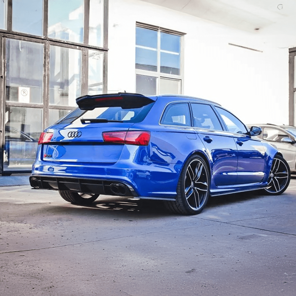 Audi RS6 (C7/C7.5) Maxton Style Carbon Fibre Rear Roof Spoiler - Twenty Two Tuning Rear Spoiler