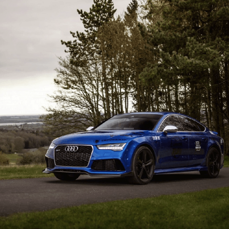 Audi RS7 (C7/C7.5) ABT Style Carbon Fibre Front Lip Spoiler - Twenty Two Tuning Front Lip