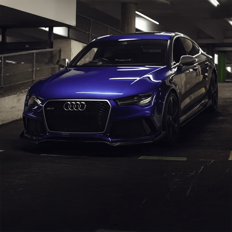 Audi RS7 (C7/C7.5) ABT Style Carbon Fibre Front Lip Spoiler - Twenty Two Tuning Front Lip