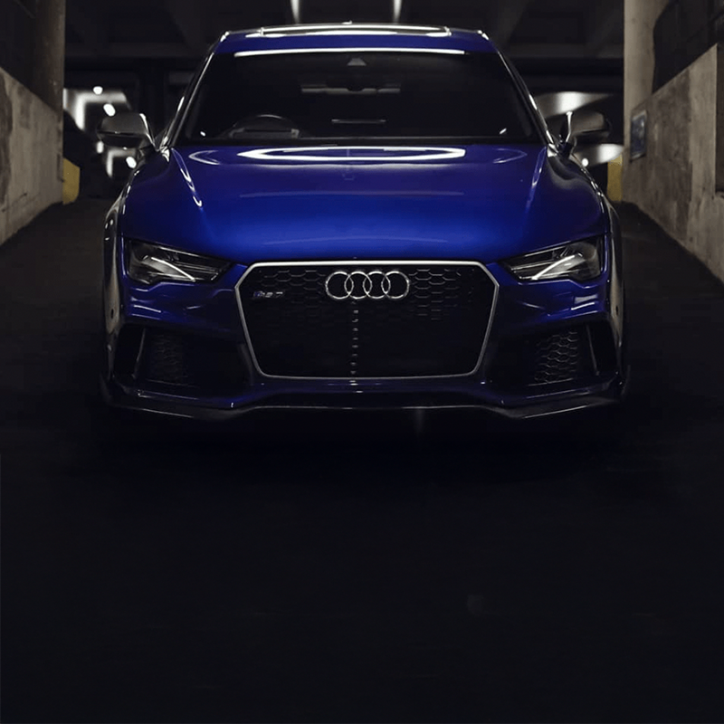 Audi RS7 (C7/C7.5) ABT Style Carbon Fibre Front Lip Spoiler - Twenty Two Tuning Front Lip