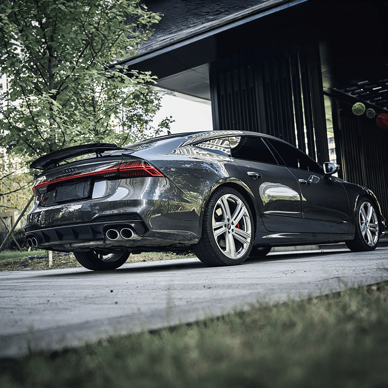 Audi RS7 (C8) BCTXE Style Carbon Fibre Rear Trunk Spoiler Ver.2 - Twenty Two Tuning Rear Spoiler