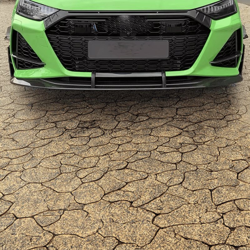 Audi RS7 (C8) Karbel Style Carbon Fibre Front Lip Spoiler - Twenty Two Tuning Front Lip