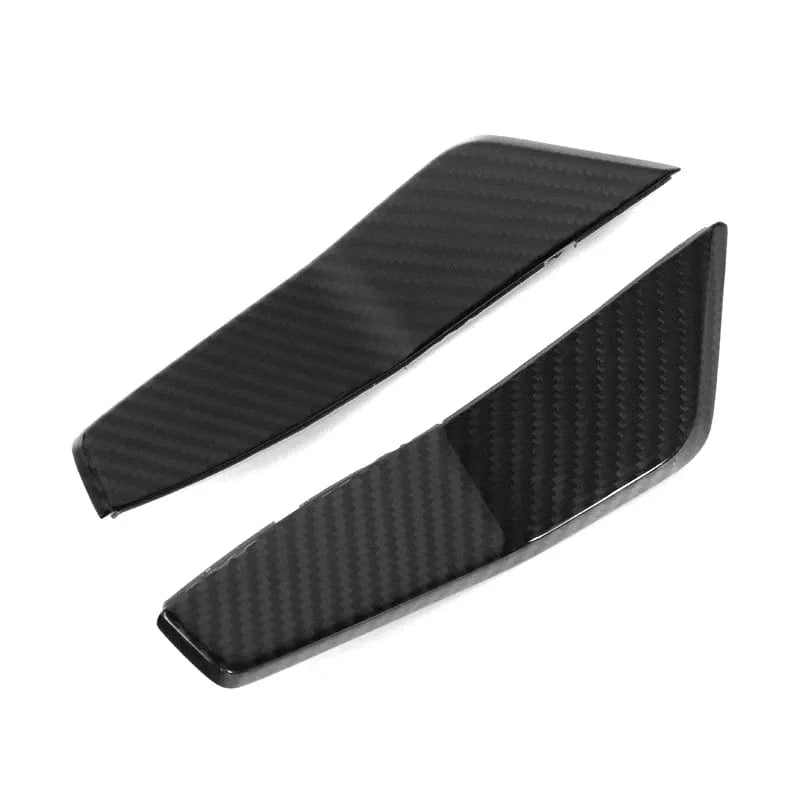 Audi RS7 (C8) OEM Style Carbon Fibre Front Bumper Canards - Twenty Two Tuning Front Canards/Bumper Inserts