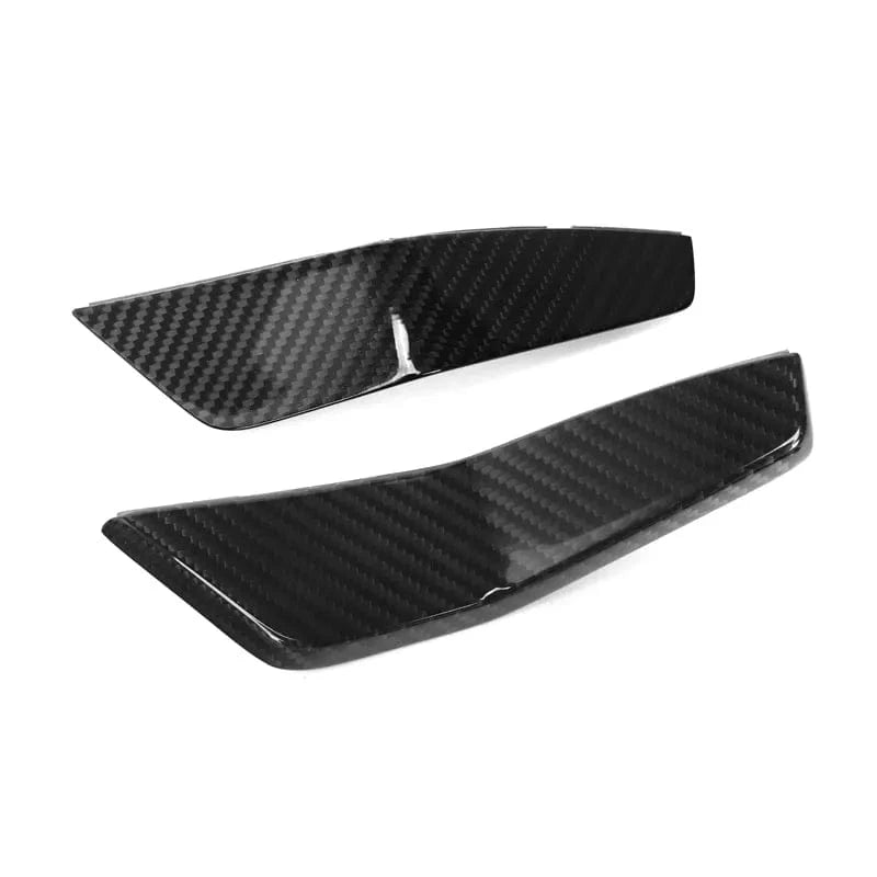 Audi RS7 (C8) OEM Style Carbon Fibre Front Bumper Canards - Twenty Two Tuning Front Canards/Bumper Inserts
